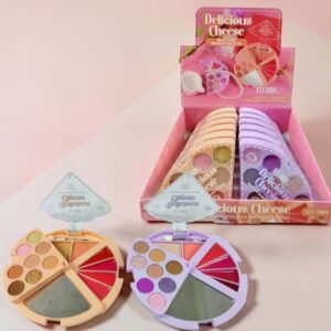 Paleta de sombras diseño quesito