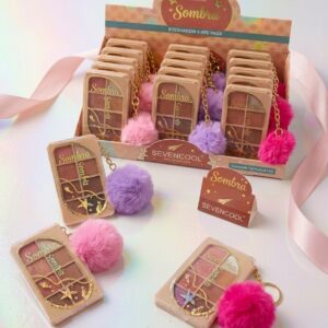 Paleta de sombras con pompon
